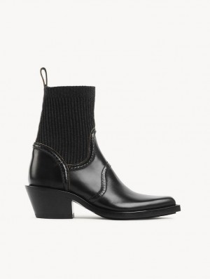 Botines Chloe Nellie Texan Negros | CHE-SR14206