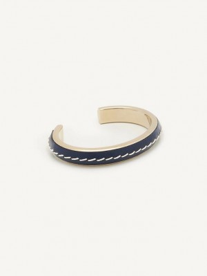 Brazaletes Chloe Edith Cuff Azul Marino | CHE-SR14395