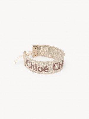 Brazaletes Chloe Woody Beige Marrom | CHE-SR14446