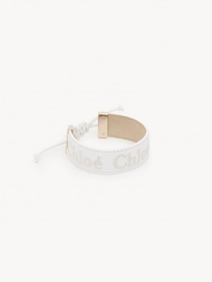 Brazaletes Chloe Woody Blancos | CHE-SR14410