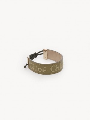 Brazaletes Chloe Woody Verdes | CHE-SR14431