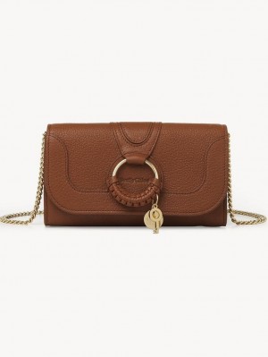 Carteras Grandes Chloe Hana Chain Marrom | CHE-SR14914