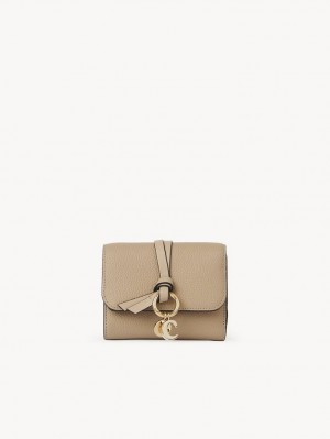 Carteras Pequeñas Chloe Alphabet Small Tri-fold Marrom | CHE-SR14294
