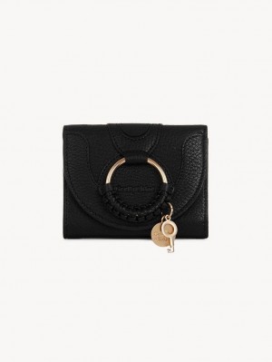 Carteras Pequeñas Chloe Hana Trifold Negros | CHE-SR14900