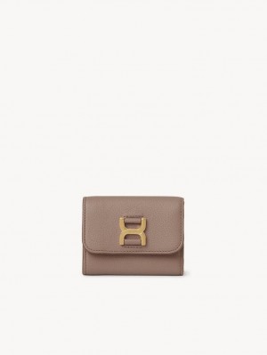 Carteras Pequeñas Chloe Marcie Small Tri-fold Marrom | CHE-SR14296