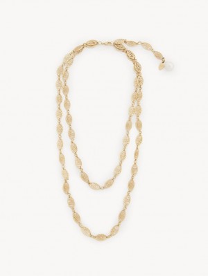 Collares Chloe Darcey Encaje Dorados Claro | CHE-SR14444