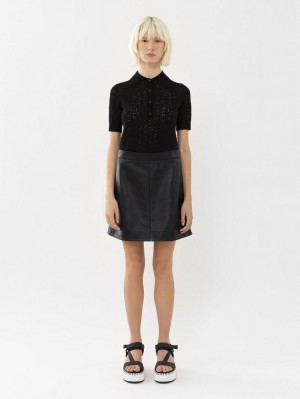 Falda Chloe Mini Negros | CHE-SR14083