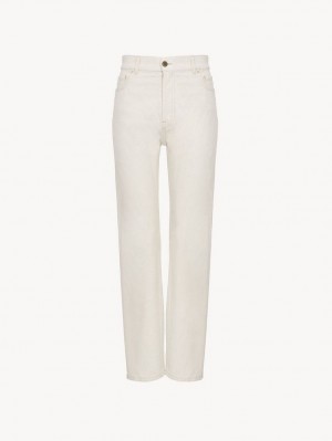Jeans Chloe Semeru Directo-leg Blancos | CHE-SR13996