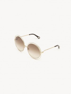 Lentes de Sol Chloe Carlina Marrom | CHE-SR14543