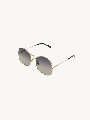 Lentes de Sol Chloe Elys Dorados Grises | CHE-SR14512