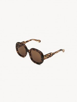 Lentes de Sol Chloe Gayia Marble Havana | CHE-SR14578