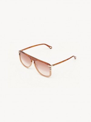 Lentes de Sol Chloe West Small Coral | CHE-SR14522