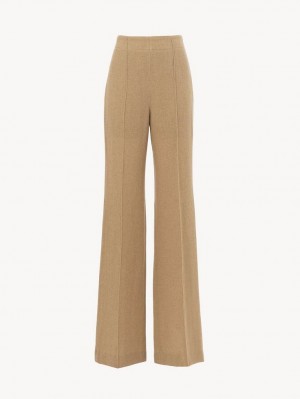 Pantalon Chloe Anchos-leg Marrom | CHE-SR14026
