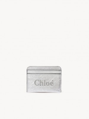 Porta Tarjeta Chloe Sense Plateados | CHE-SR14311
