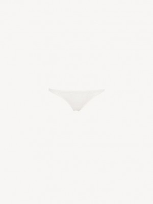 Ropa De Playa Chloe X Eres Peru Bikini Bottom Blancos | CHE-SR14123