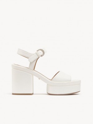 Sandalias Chloe Odina High-heel Blancos | CHE-SR14184