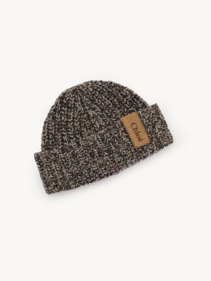 Sombreros Chloe Fornido De Punto Beanie Blancos | CHE-SR14485