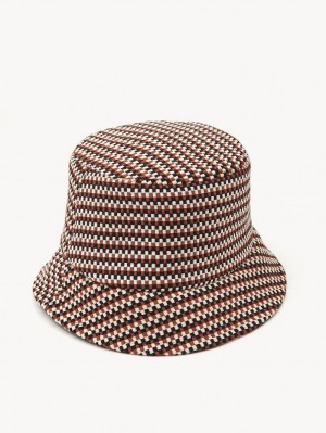Sombreros Chloe Meril Bob Rojos Marrom | CHE-SR14495