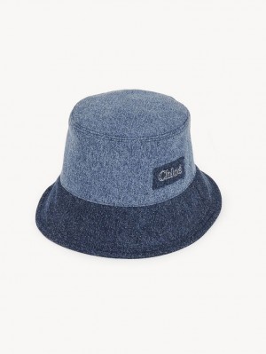 Sombreros Chloe Romy Bucket Multicolor Azules | CHE-SR14492
