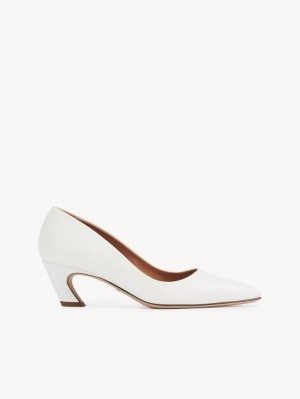 Tacones Chloe Oli Heel Blancos | CHE-SR14256