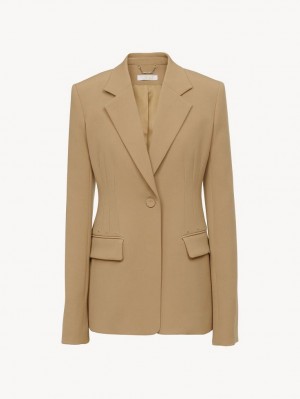 Traje Chloe Bell-shaped Beige | CHE-SR14064