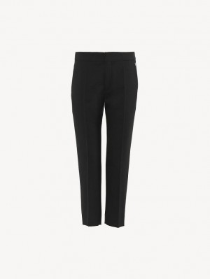 Traje Chloe Cropped Cigarette Negros | CHE-SR14048