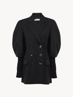 Traje Chloe Double-breasted Tailored Negros | CHE-SR14029