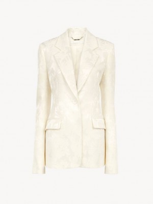Traje Chloe Single-breasted Blancos | CHE-SR14031