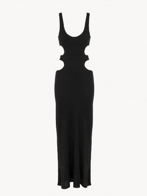 Vestido Chloe Long Tank Negros | CHE-SR13841