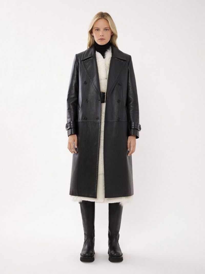 Abrigos Chloe Below-the-knee Negros | CHE-SR13822