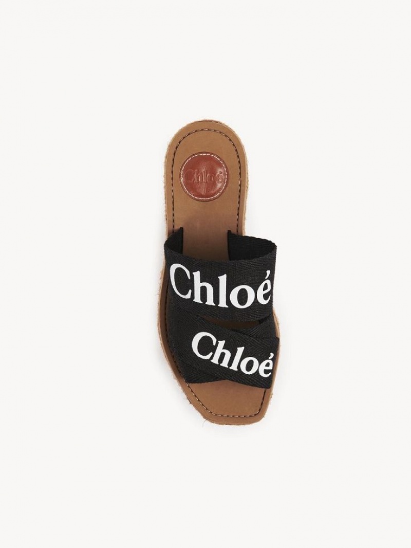 Alpargata Chloe Woody Negros | CHE-SR14163