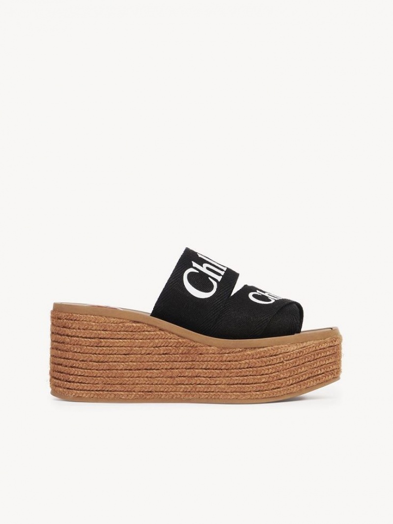 Alpargata Chloe Woody Negros | CHE-SR14163