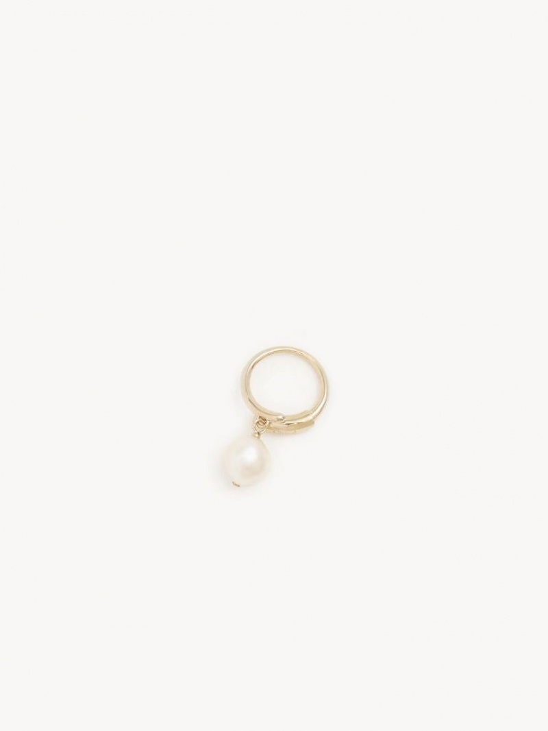 Anillos Chloe Darcey Baroque Dorados Blancos | CHE-SR14392