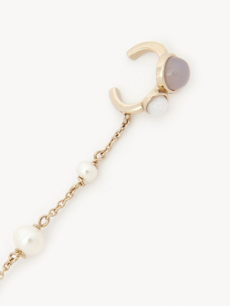 Aretes Chloe Darcey Dorados | CHE-SR14363