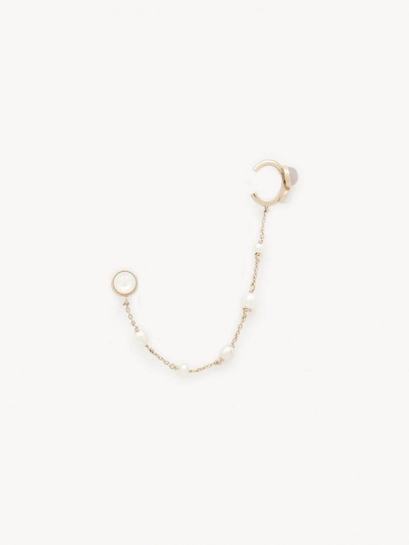 Aretes Chloe Darcey Dorados | CHE-SR14363