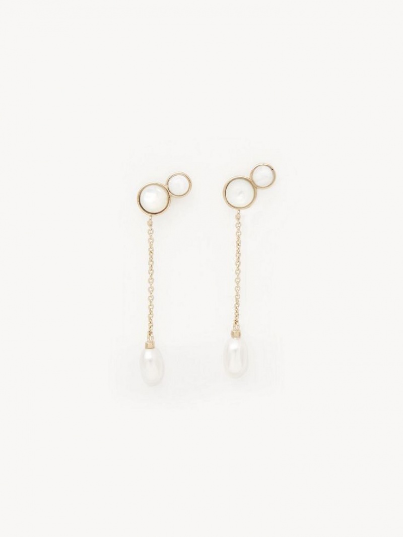 Aretes Chloe Darcey Long Dorados | CHE-SR14362