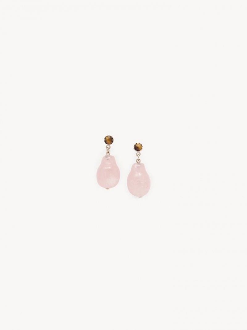 Aretes Chloe Darcey Rosas Marrom | CHE-SR14414