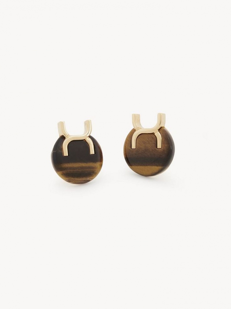 Aretes Chloe Marcie Clip-on Dorados | CHE-SR14448
