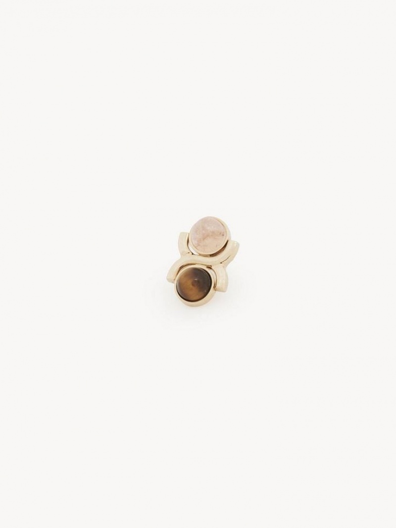 Aretes Chloe Marcie Dorados | CHE-SR14447