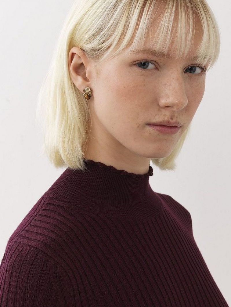 Aretes Chloe Marcie Dorados | CHE-SR14447