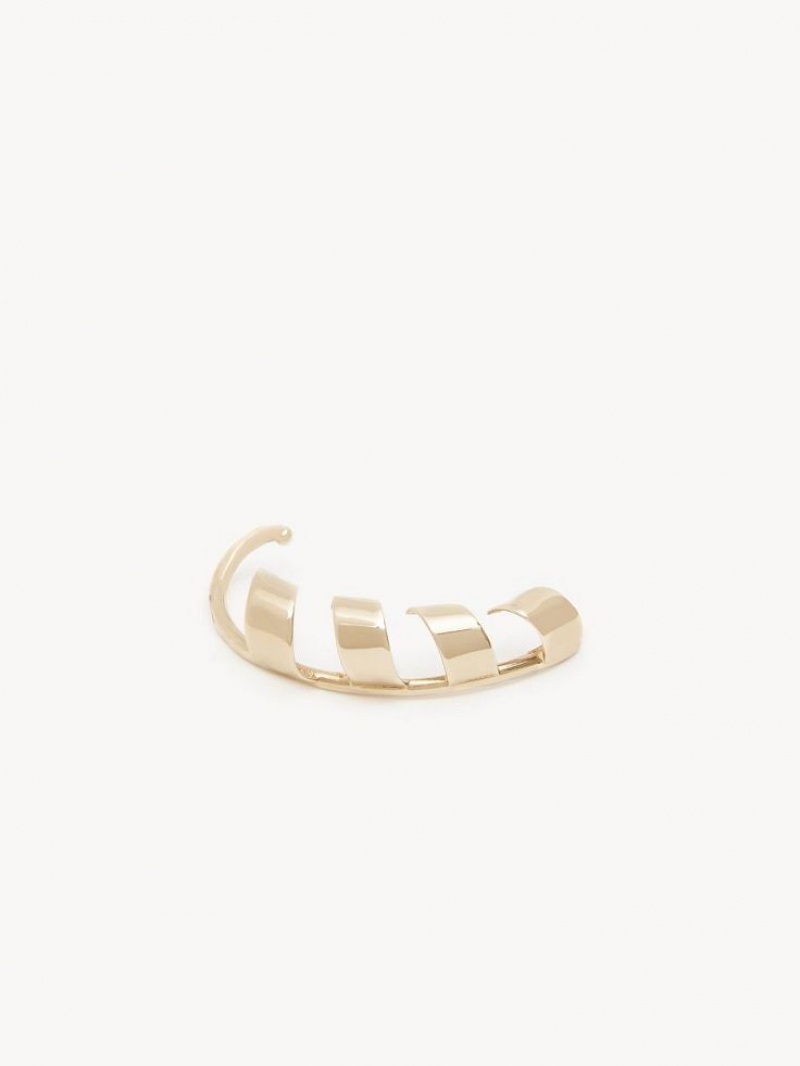 Aretes Chloe Mony Cuff Dorados | CHE-SR14437