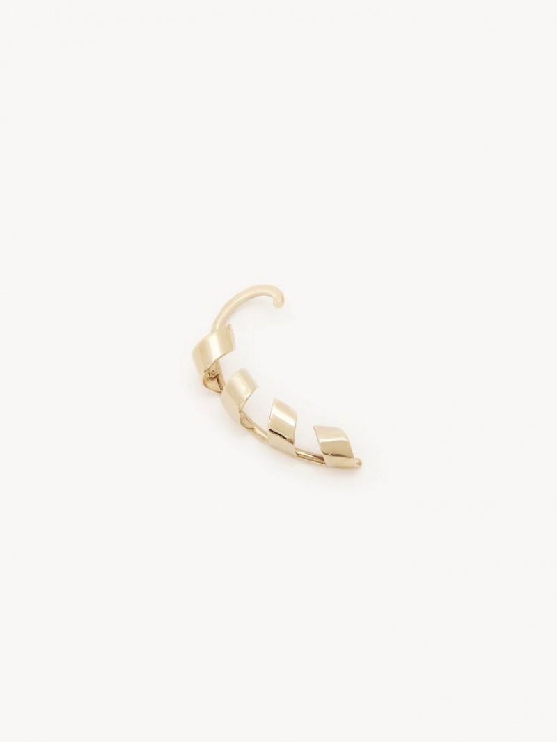 Aretes Chloe Mony Cuff Dorados | CHE-SR14437