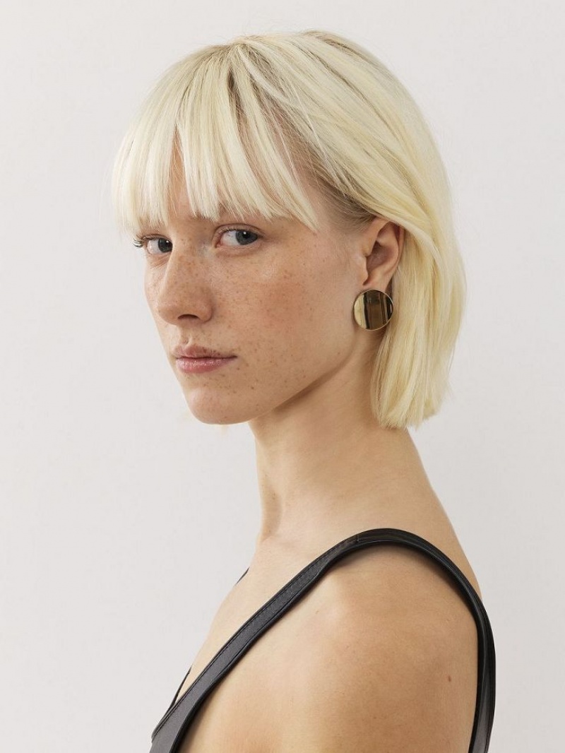 Aretes Chloe Penelope Clip-on Dorados | CHE-SR14407