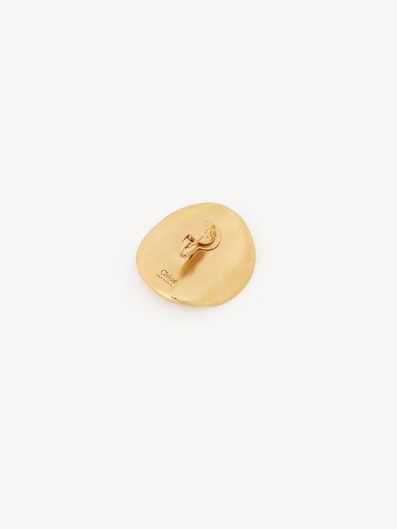 Aretes Chloe Penelope Coin Dorados Claro | CHE-SR14455