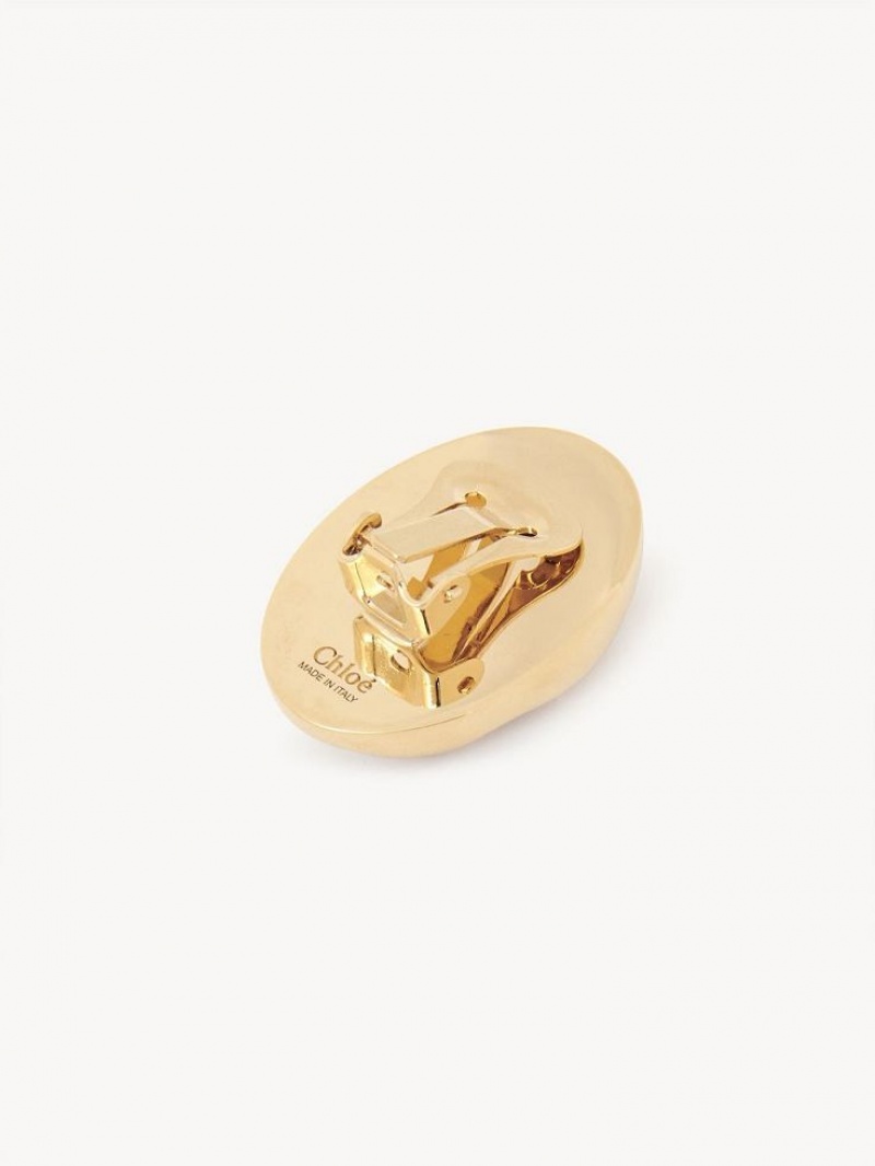 Aretes Chloe Sybil Dorados Claro | CHE-SR14457