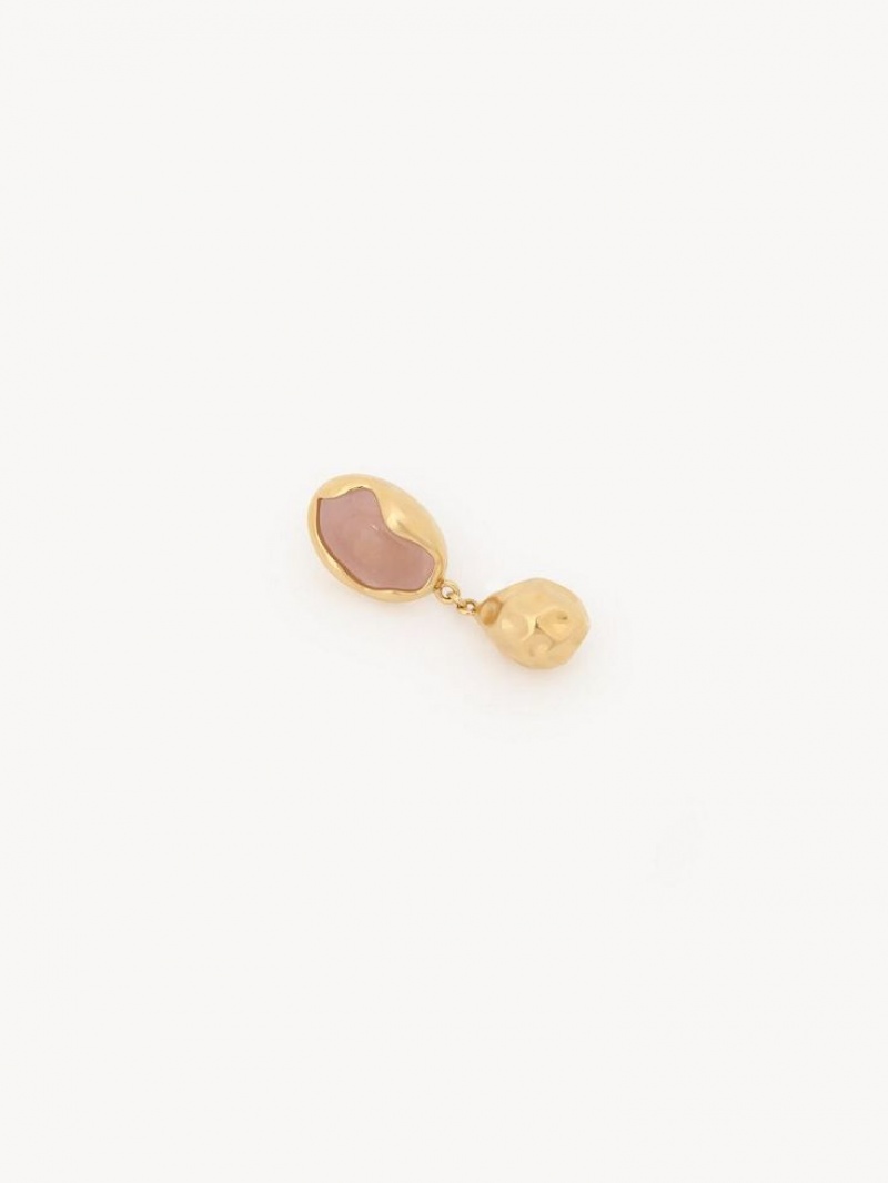 Aretes Chloe Sybil Dorados Claro | CHE-SR14459