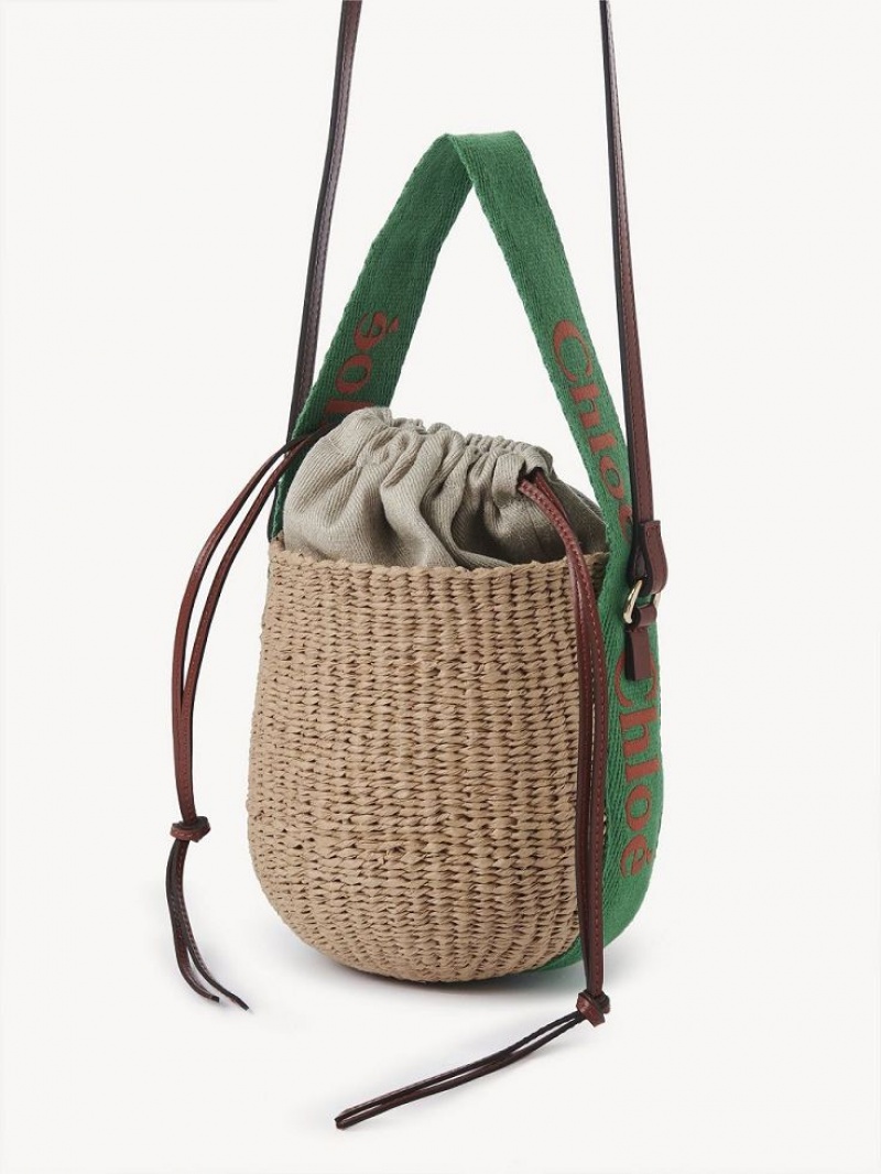 Baskets Chloe Small Woody Verdes Naranjas | CHE-SR13629