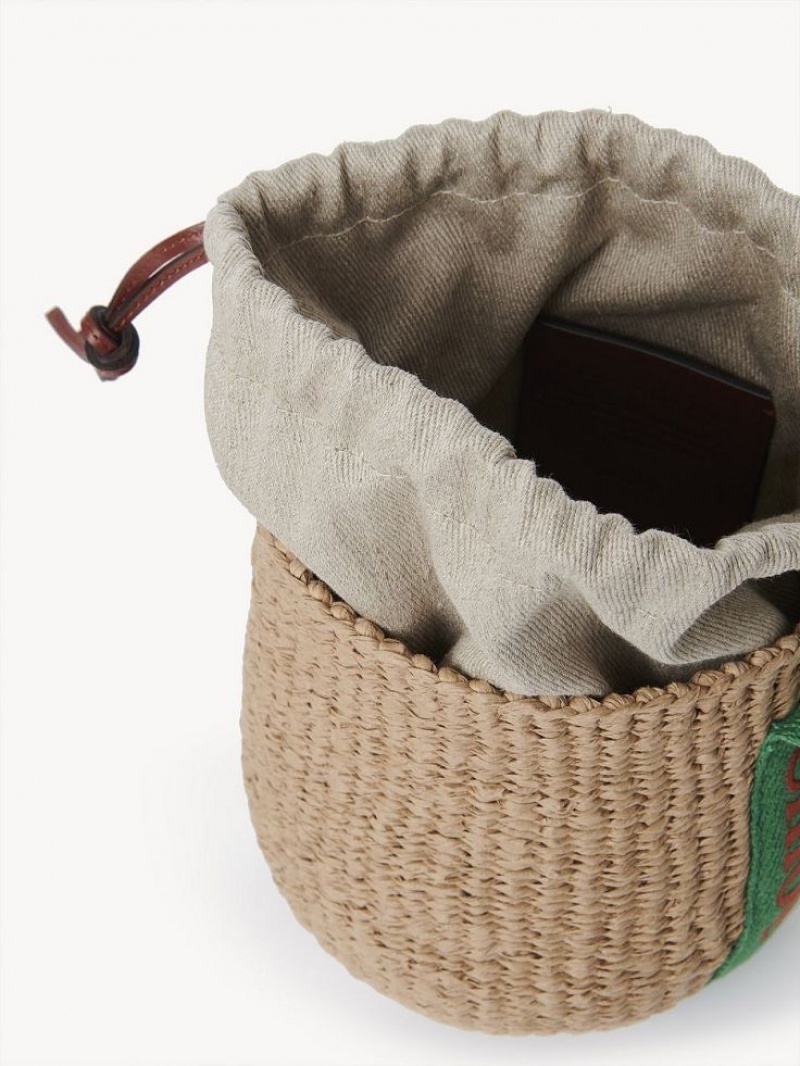 Baskets Chloe Small Woody Verdes Naranjas | CHE-SR13629