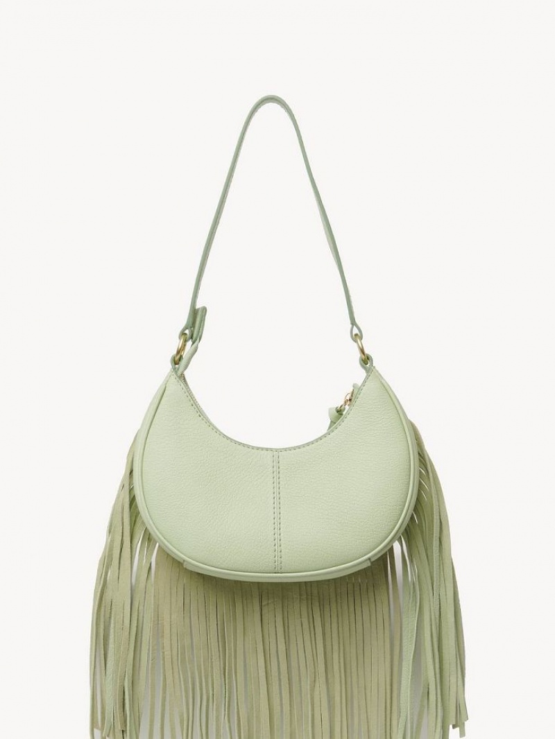 Bolsa De Hombro Chloe Hana Half Moon Verdes | CHE-SR14660