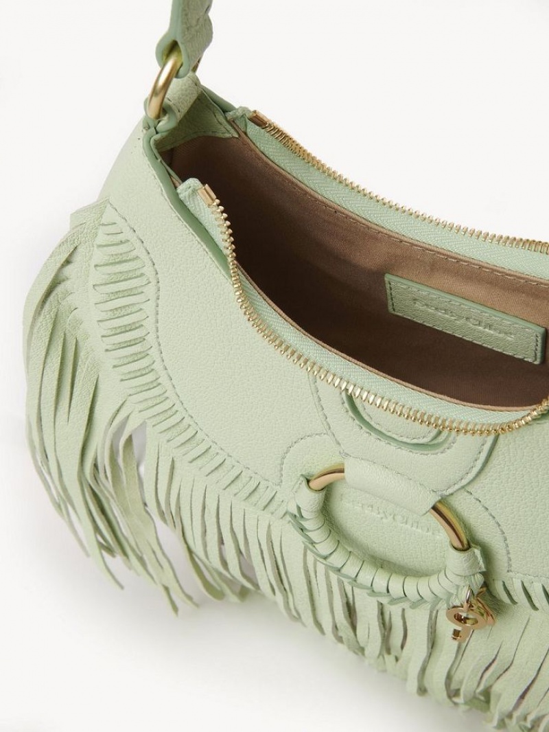 Bolsa De Hombro Chloe Hana Half Moon Verdes | CHE-SR14660